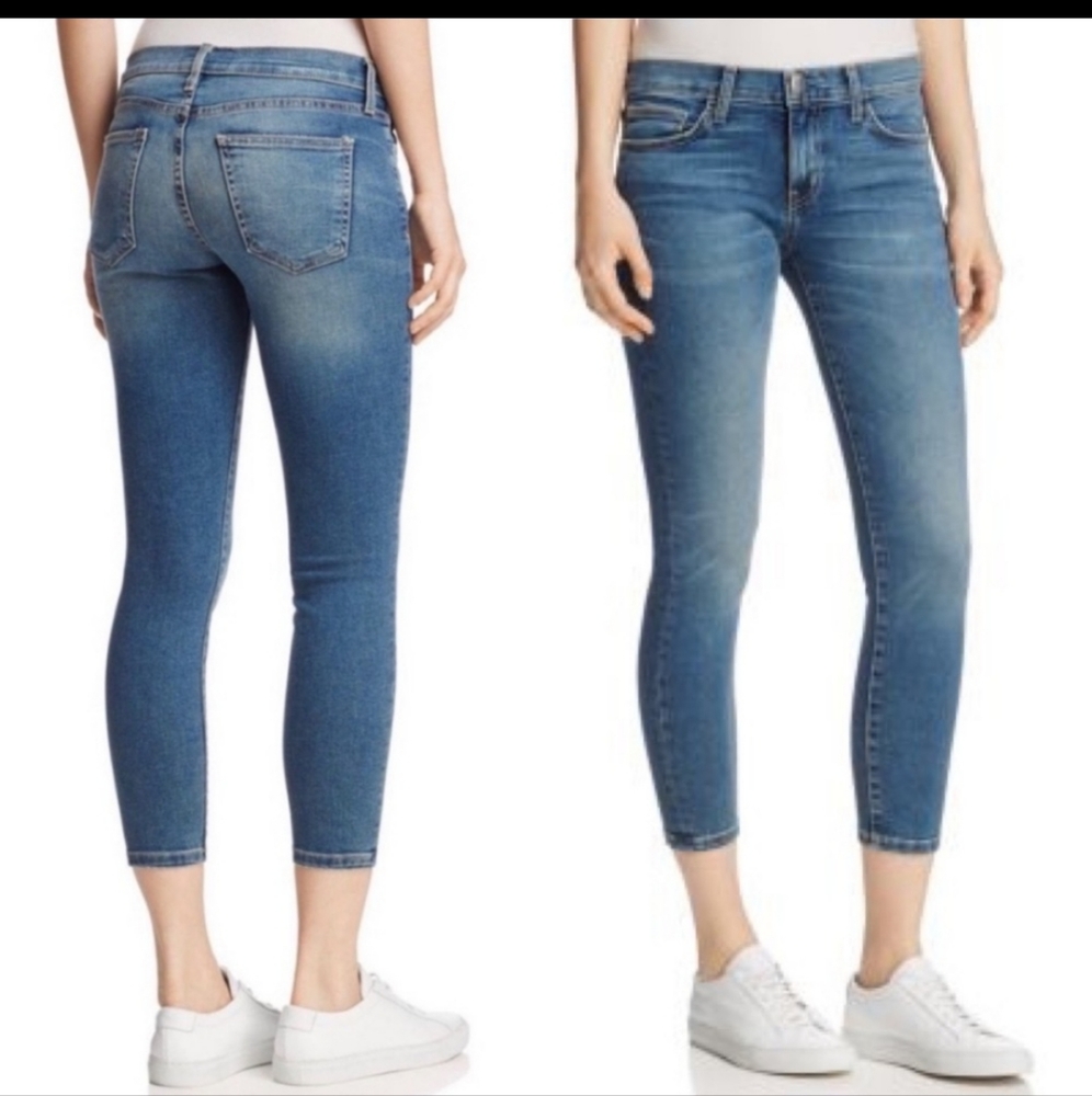 NWT Current/Elliott The Stiletto Skinny Crop Jeans Size 28